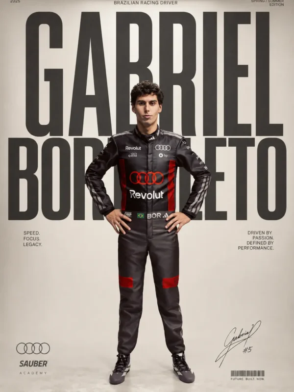 2026 Gabriel Bortoleto Audi F1 Race Suit