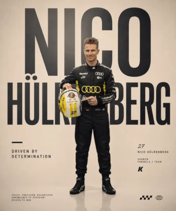 2026 Nico Hülkenberg Monaco GP Audi F1 Race Suits