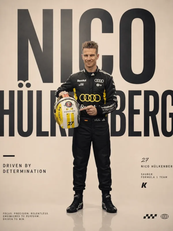 2026 Nico Hülkenberg Monaco GP Audi F1 Race Suits