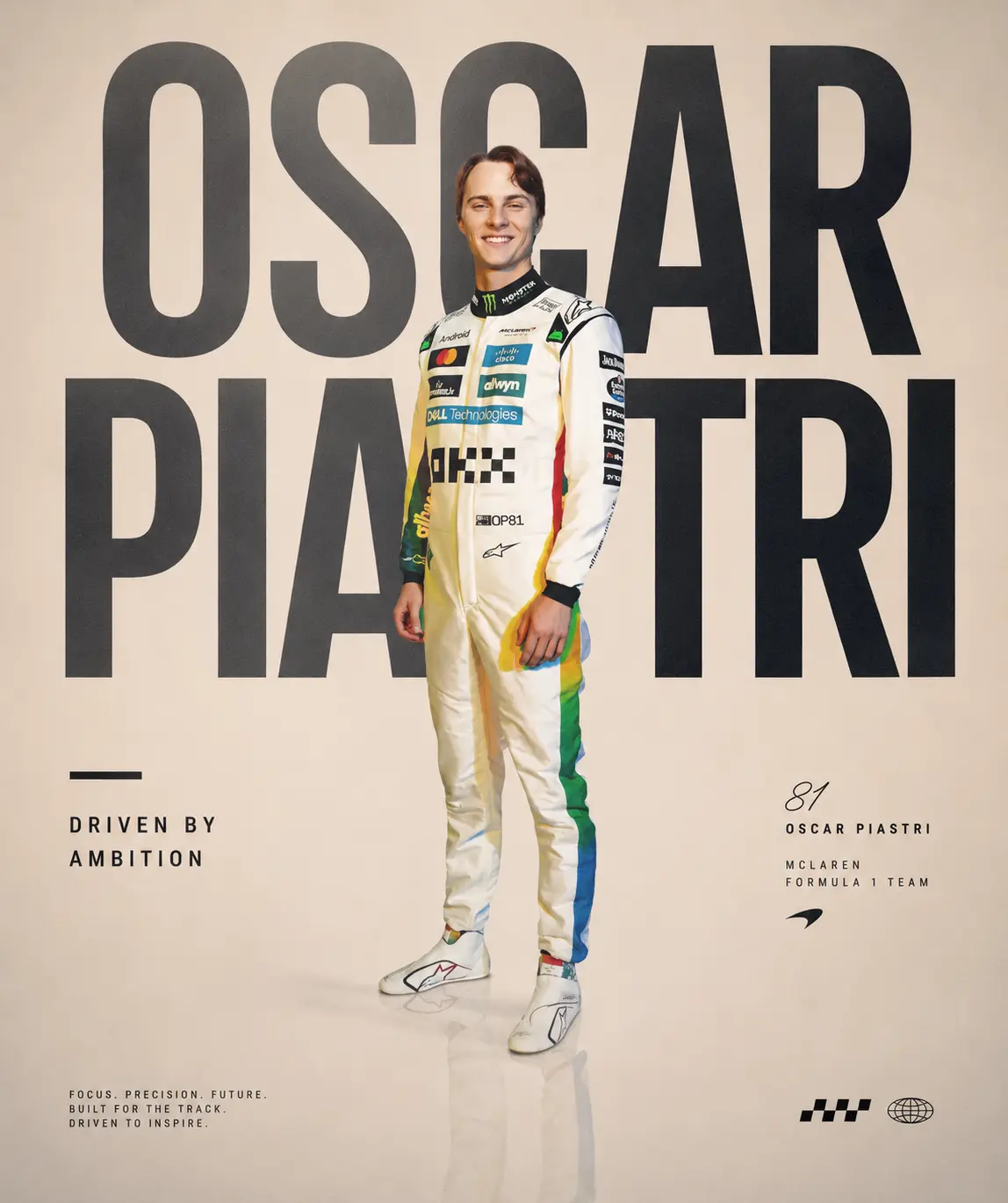 2026 Oscar Piastri McLaren Gemini F1 Race Suits 2026 Oscar Piastri McLaren Gemini F1 Race Suits