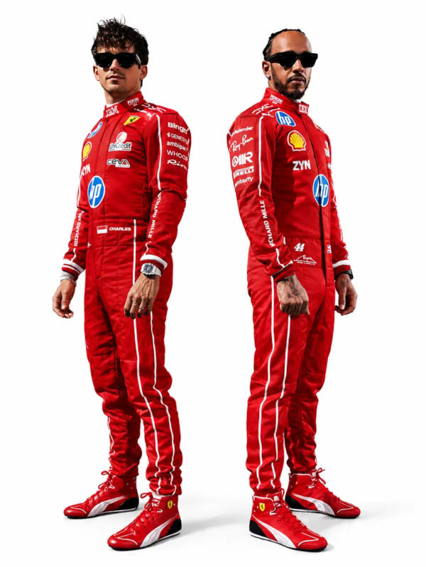 2026 Hamilton Monza Ferrari F1 Race Suit - Seven Star