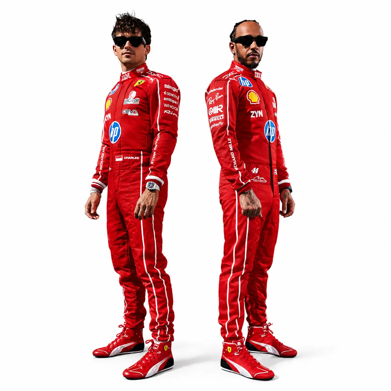 2026 Hamilton Monza Ferrari F1 Race Suit - Seven Star