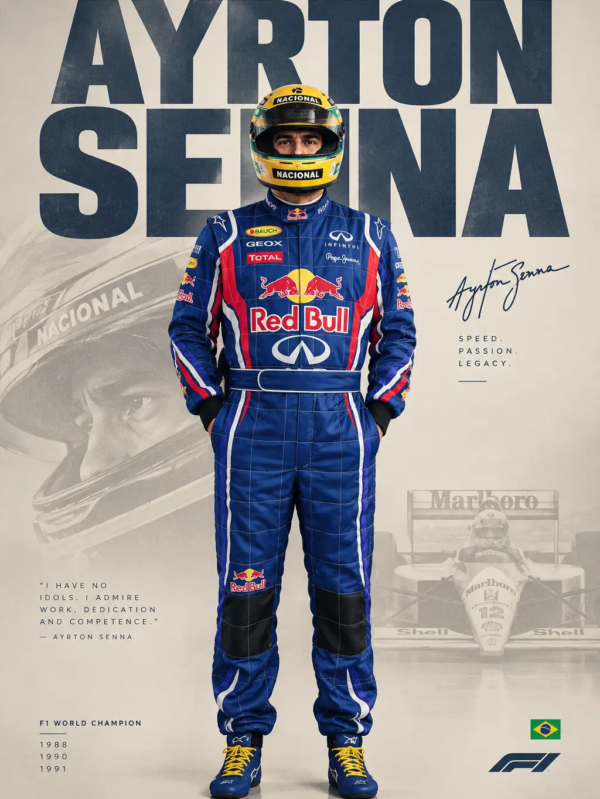 Ayrton Senna Vintage F1 Race Suit
