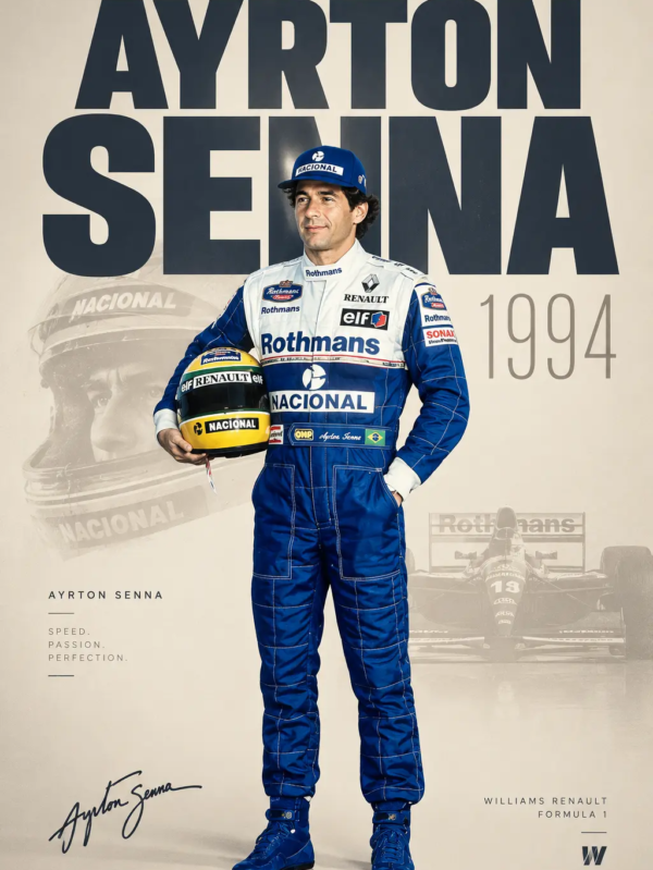 Ayrton Senna 1994 Embroidered F1 Race Suit