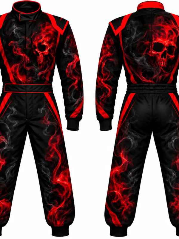 Halloween Ghost Skull Custom Race Suit 2026