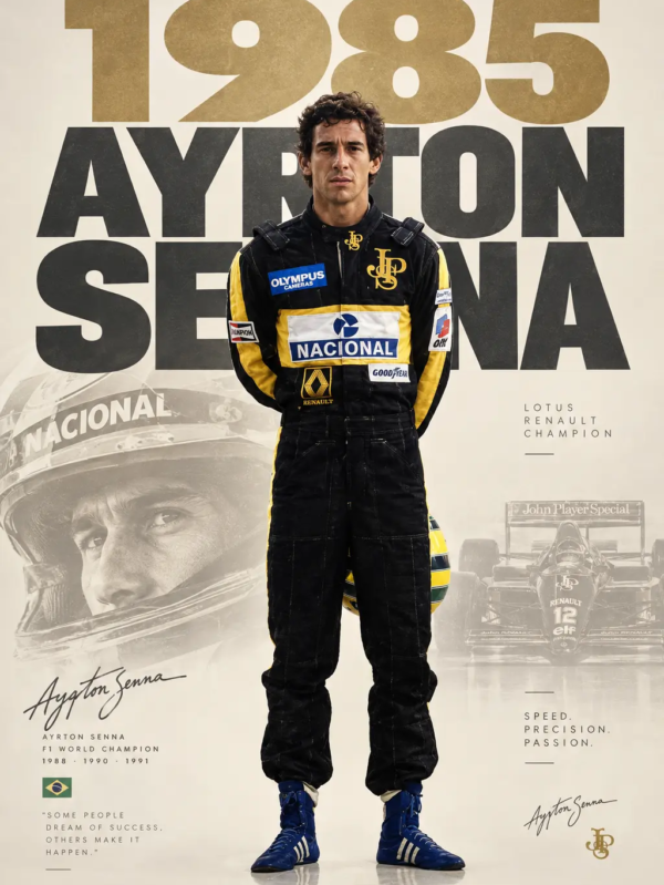 1985 Ayrton Senna F1 Racing Suit