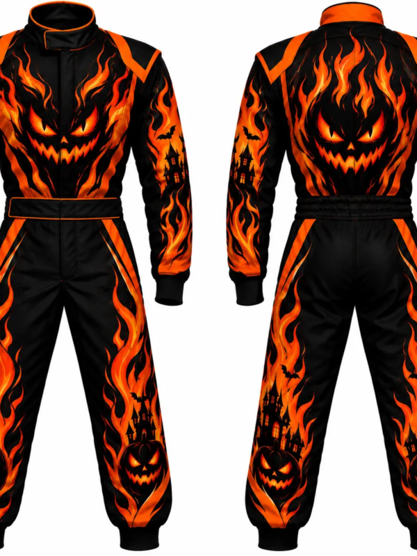 Halloween Flames Custom Race Suit 2026