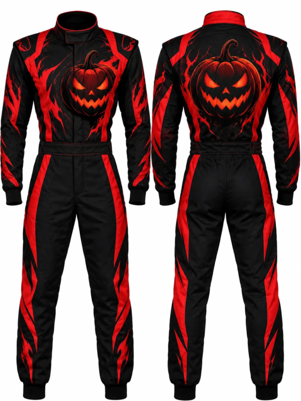 2026 Custom Halloween Race Suit Evil Pumpkin Edition